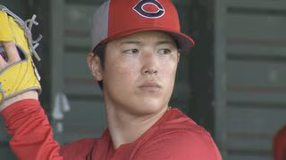 春季キャンプ打ち上げ　カープ森下が語るキャンプの手応え　開幕投手争いよりも「一つひとつの積み重ね」　一問一答