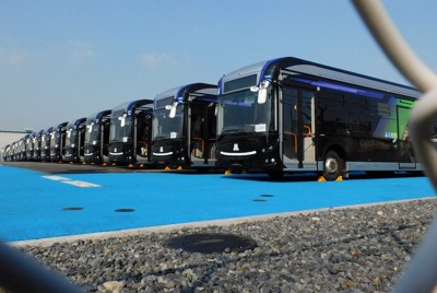 万博から転用のEVバスは「ずっと放置されたまま」　運行めど立たず