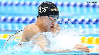 &ldquo;平泳ぎの新鋭&rdquo;17歳・大橋信 100m平泳ぎで58秒67、日本新記録更新！「もう少しタイムが出た」【競泳・日本選手権】