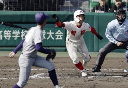 花巻東０―４智弁学園　智弁学園が快勝