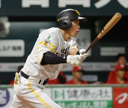 ソ４―３広（２０日）　柳田が２安打２打点