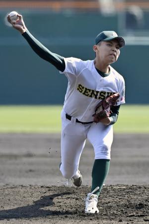 北照０―４専大松戸　専大松戸の門倉が４安打完封
