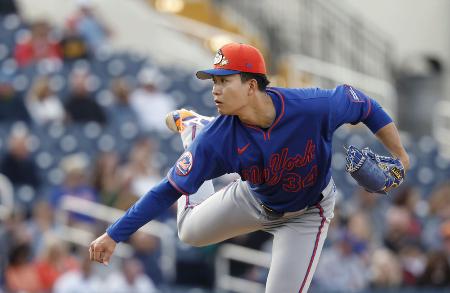 今井、千賀からヒント　フォームを参考に練習