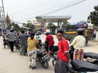 中東情勢で交通燃料不足　ミャンマー、国軍空爆継続