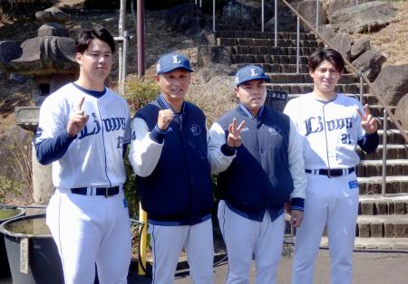 西武は渡辺が開幕投手　８年目で初、敵地ロッテ戦