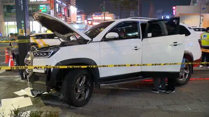 ソウル・弘大で飲酒運転の車が歩道に突っ込み日本人女性2人含む4人が重軽傷　現場にいた日本人「バーンって音」　運転手の50代男を現行犯逮捕