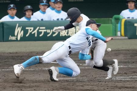 菰田、２回戦以降は欠場へ　山梨学院の投打二刀流、手首骨折