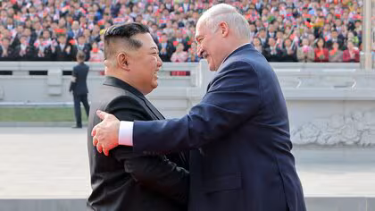 北朝鮮初訪問のベラルーシ大統領が金総書記と会談　友好協力条約に署名&hellip;パートナーシップ強化を明記