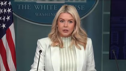 アメリカ レビット報道官 イランとの協議継続を強調する一方で警告 &ldquo;現実受け入れなければ大きな打撃&rdquo;