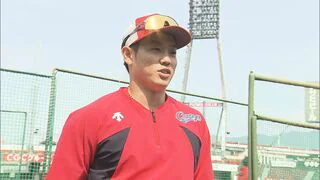 【カープ開幕】ドラ３勝田「存分に暴れ回る‼」　憧れの菊池涼介と二遊間か　「ワクワクしている」　リフレッシュは温泉？　　本拠地開幕、いよいよプレイボール
