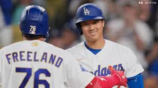 ドジャース開幕2連勝！大谷翔平は快音響かずも8回進塁打&rarr;&ldquo;新戦力&rdquo;タッカーが勝ち越し打　9回ディアズが初セーブ