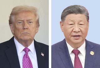 トランプ氏「習氏に敬意」　訪中控え良好な関係強調か
