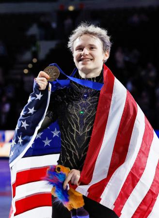 悪夢振り払ったマリニンに笑顔　五輪教訓、「４回転の神」復活