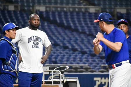 不振の中日・サノーが休日返上　チーム３連敗「練習しかない」