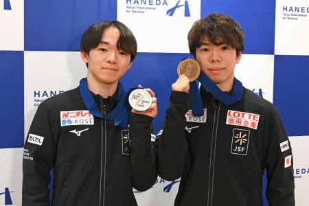 坂本花織、帰国で「解放感」　世界フィギュアで有終の美