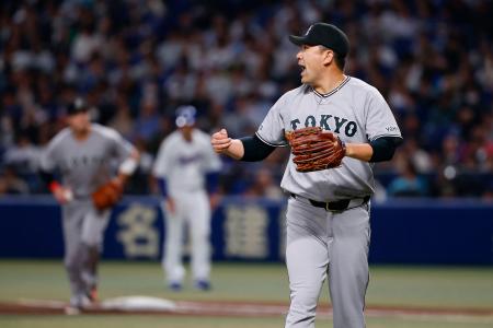 中５―６巨（１日）　田中将が今季初勝利