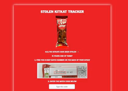 F1仕様キットカット盗難受けネスレが「追跡ツール」公開　盗まれた製品はまだ見つからず