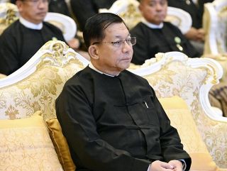 プーチン氏ら、大統領選出に祝意　ミャンマー前国軍総司令官