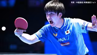 日本のエース・張本智和、準々決勝敗退　第1ゲーム先取も逆転負け 4ゲームを連取される【卓球W杯男子】