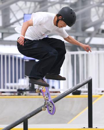 スケボー日本ＯＰ、白井が優勝　五輪連続金の堀米は５位