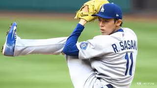 佐々木朗希 5回6失点で降板、雨天で2時間10分遅延、初ワシントンで苦渋 大谷先制弾も2被弾で逆転、失点は全て2死から